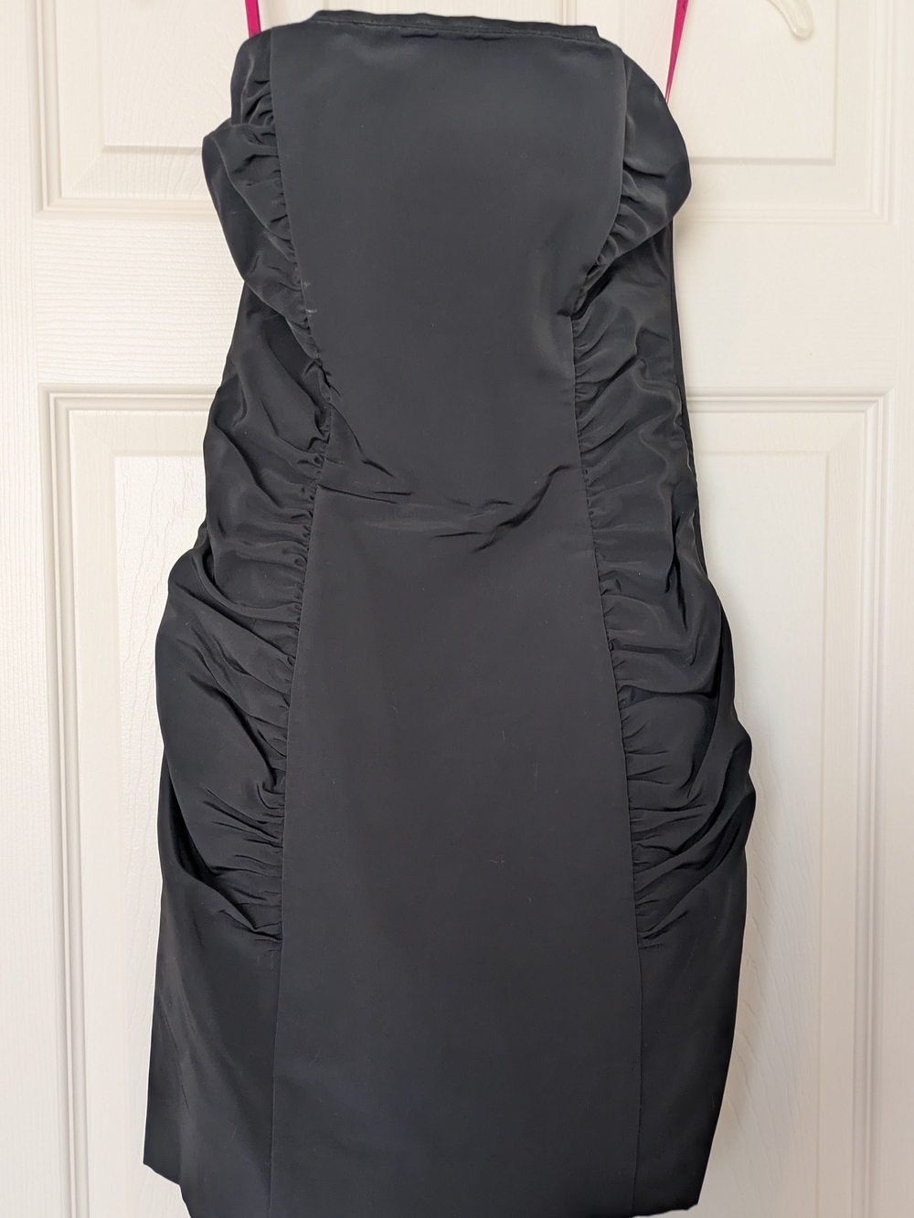 Betsey Johnson Ruched Strapless Cocktail Dress